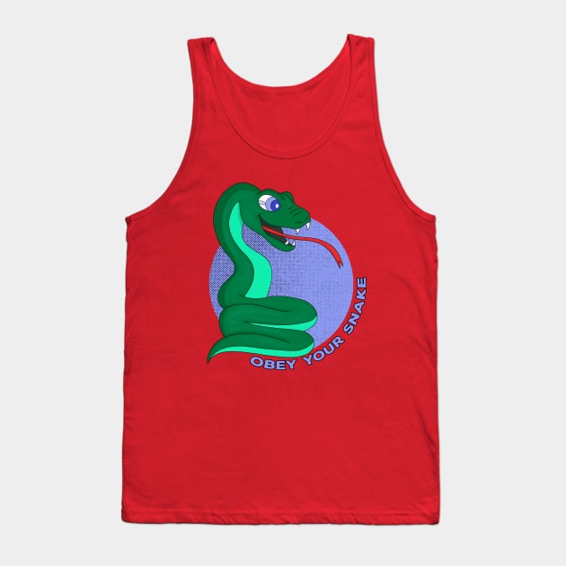 Obey Your Snake Tank Top by DiegoCarvalho